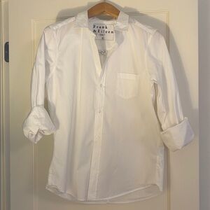 Frank & Eileen White Button Down Shirt